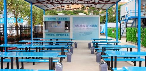 工地食堂食安升级!深圳市场监管局设计可移动模块化厨房首次亮相